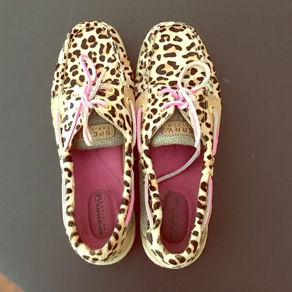 Sperry Pink and Cheetah Slip Ons!